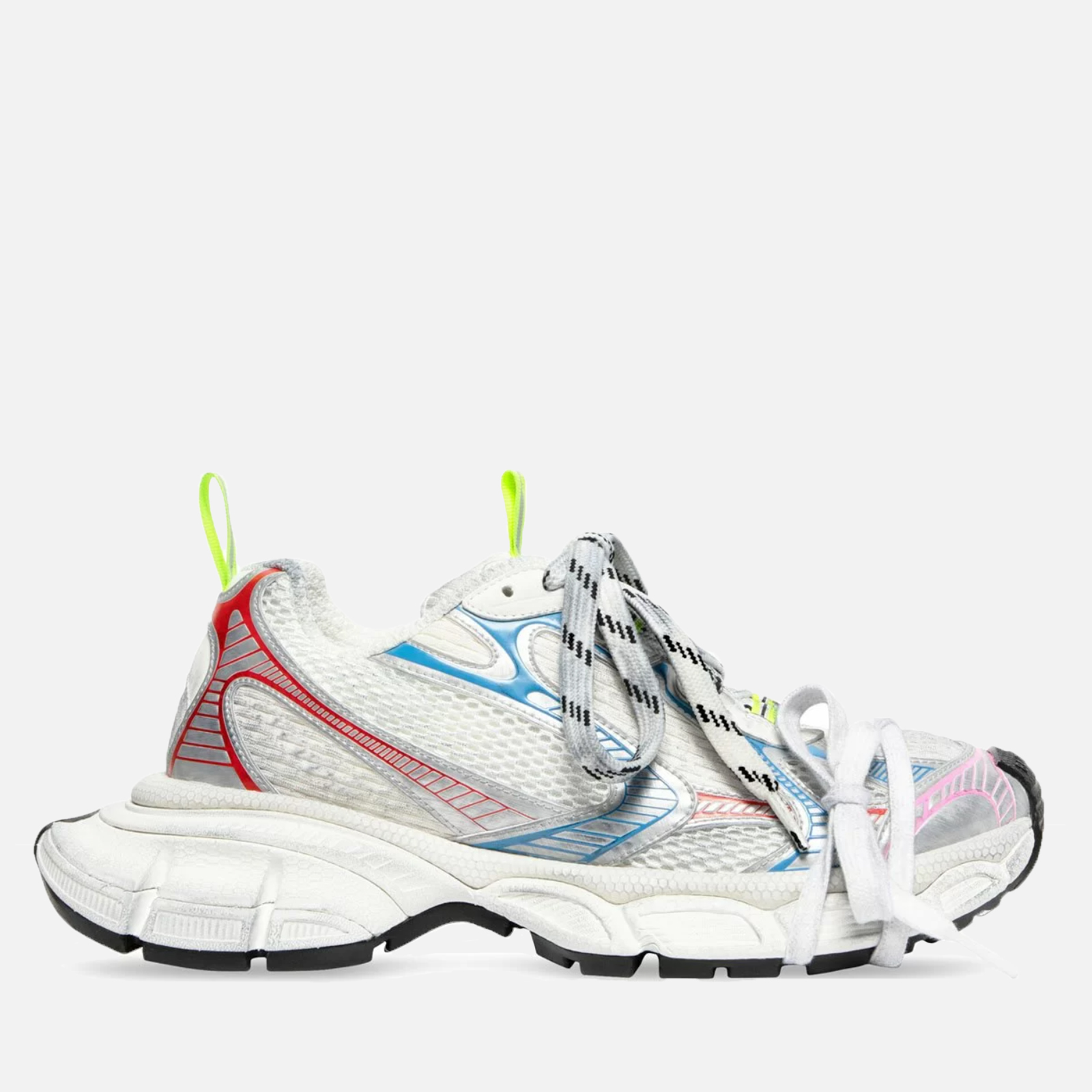Balenciaga 3XL Sneaker Worn-Out - White Blue Red